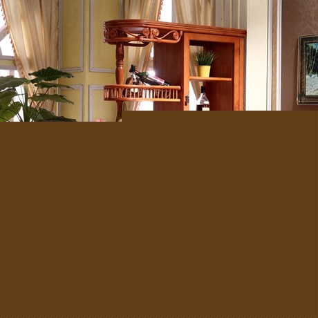 易典品牌东南亚异域风情酒柜，印尼翡翠藤纯手工编织实木玄关柜，型号6710