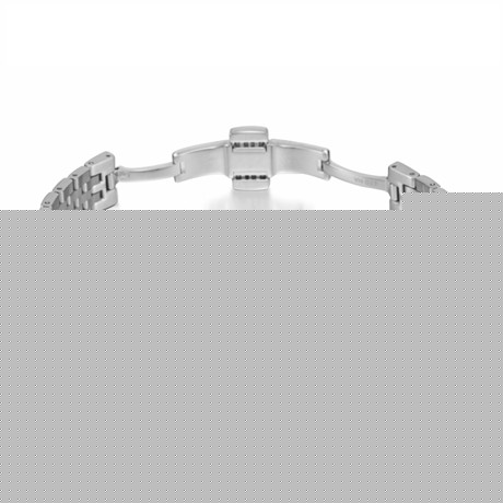 Tissot银色圆形女表，精钢表带防水自动机械表，型号：T41118333