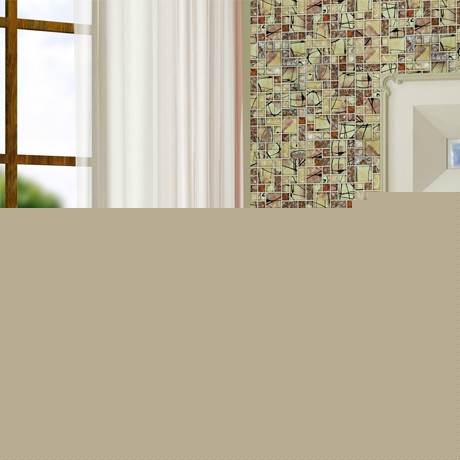 珍珍,四季款个性手绘系列马赛克,浪漫田园风玻璃马赛克