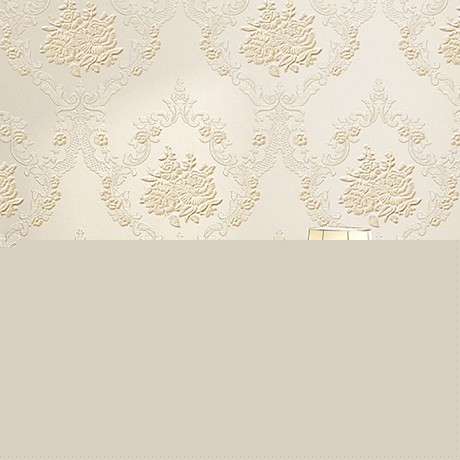 德尔菲诺DF14015001加厚无纺布背景墙壁纸，3D雕刻立体花型墙纸