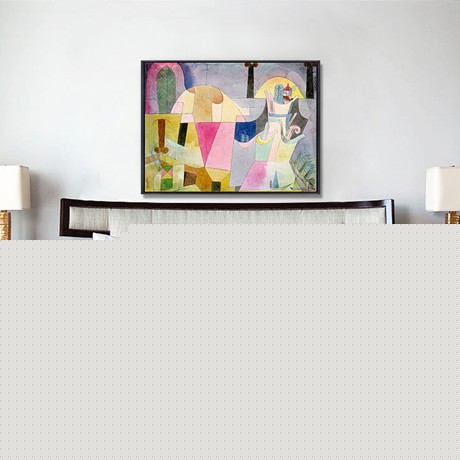 境泉有框抽象装饰画,室内背景墙彩色印象派挂画,型号MM-3PK2097