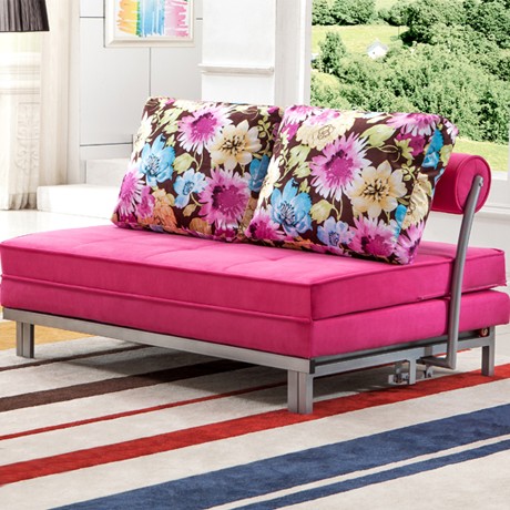 2815型号现代简约金属布艺沙发，范客天然乳胶竹炭保健沙发床