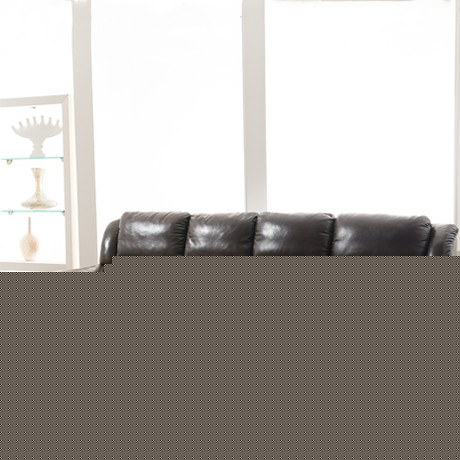 造型饱满真皮芝华仕沙发，欧式手动可躺沙发组，坐感舒适沙发型号8891