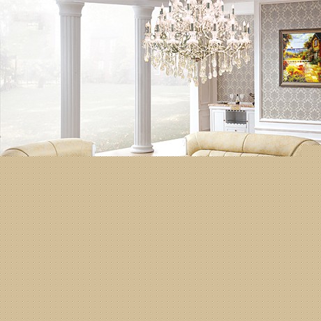 永旭压花皮艺沙发椅，钻石拉扣真皮沙发，实木雕花沙发组合型号: 832B