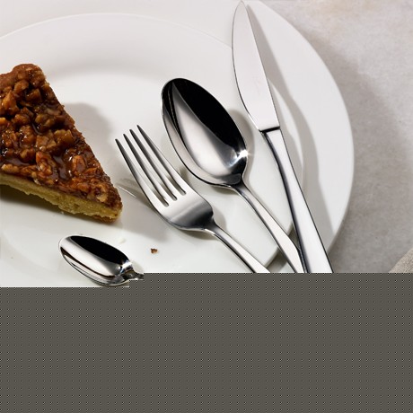拉歌蒂尼不锈钢刀叉套装，西餐餐具甜品餐具，Cleo-8抛光餐具4件套