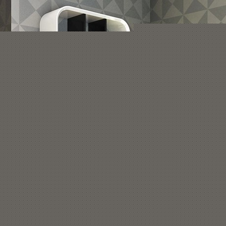 鑫点家具多功能分层书柜，简约黑白书架，型号：S-G101