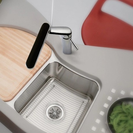 360°可旋转全铜镀铬水龙头，POP卫浴冷热水厨房洗菜盆龙头，K8118单把单孔