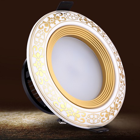 万鑫牌现代陶艺筒灯，M005型LED花艺客厅筒灯，中西合璧原创设计