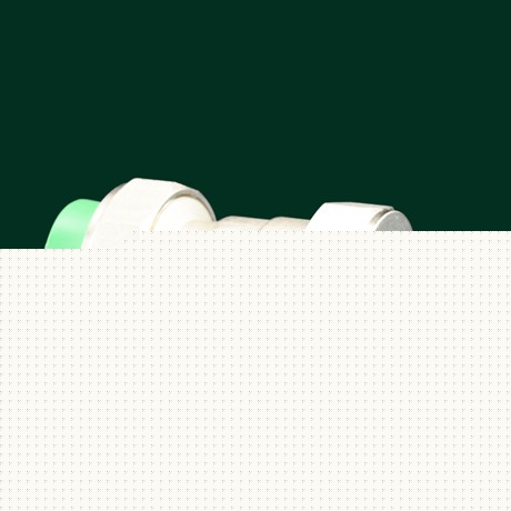 皮尔萨绿色双头球阀门，电镀6分大流量水管配件，PPR防渗水双活接球阀