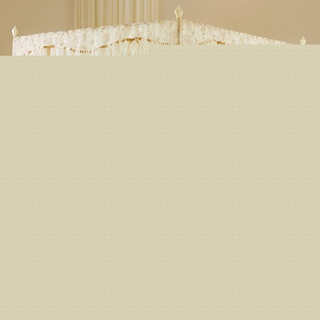 康亨宫廷式蚊帐，三开门落地式蚊帐加厚不锈钢管的支架，货号: KH8801