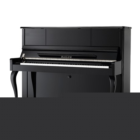 海伦黑色立式演奏钢琴，鱼鳞松木88键初学者教学琴，型号：HU121C-A