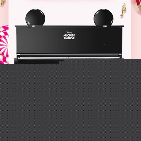 海伦黑白款迪士尼系列钢琴，鱼鳞松烤漆88全键儿童练习琴，型号：DH2F