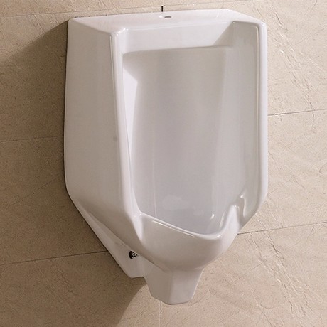 心海伽蓝防臭防堵小便器，自洁釉面纯白陶瓷小便池，型号WX263312