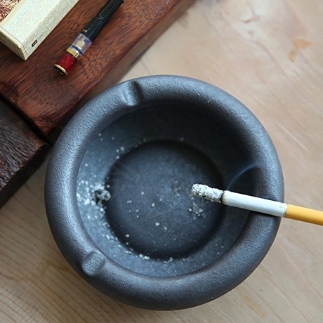 伍家坊货号WJF019900047陶瓷烟灰缸，复古铁釉烟灰缸，高档烟灰瓷器