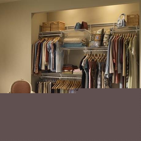 阁室美乡村网线型2.4米衣帽间套装，CT18809立体式衣帽间收纳定制