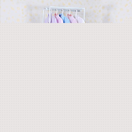 旺家星金属铁艺田园风格衣帽架，多功能简易落地挂衣架，室内挂衣架子，货号Y1615