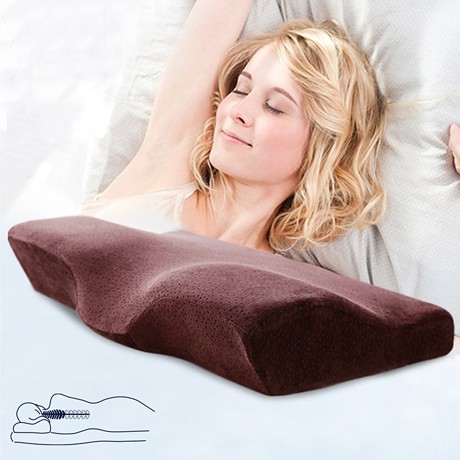 北极绒品牌透气记忆枕头系列，保健太空记忆棉枕芯，单人护颈枕头