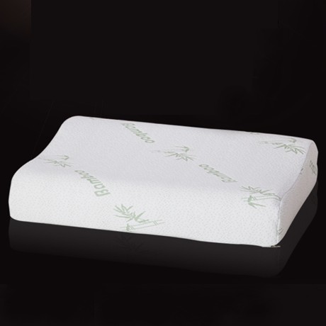 金橡树白色长方形方防螨枕芯，天然乳胶颈椎按摩透气枕头，型号：ZT11