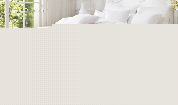 puredown/容心牌白鹅绒羽绒被，PDW025-70GD型保暖羽绒被，60支全棉防绒面料