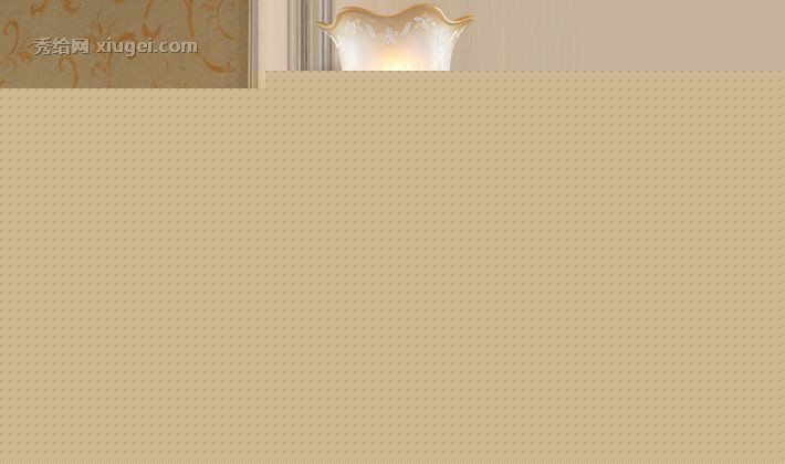 欧塞洛斯卧室床头环保奶白色壁灯，家用欧式田园风格，玫瑰单头壁灯