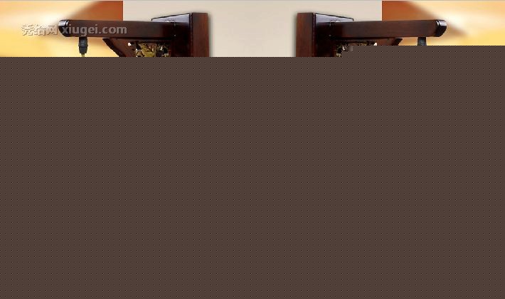 木缘人新古典风格壁灯，实木镂空雕花过道挂灯，暖色灯光温润如水