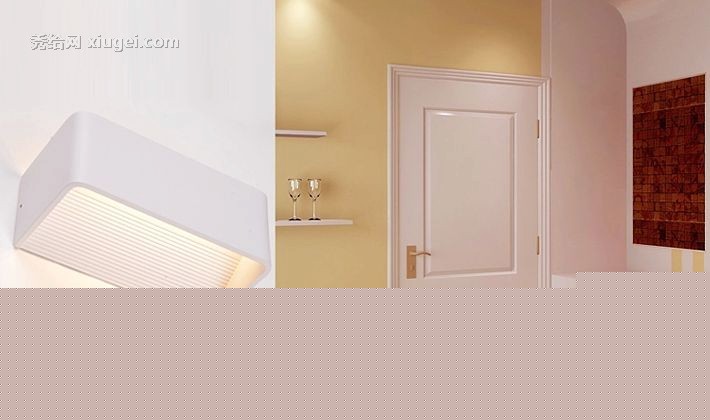 欧元素现代式过道走廊壁灯，8206铝制灯具，极简灯具15年品牌