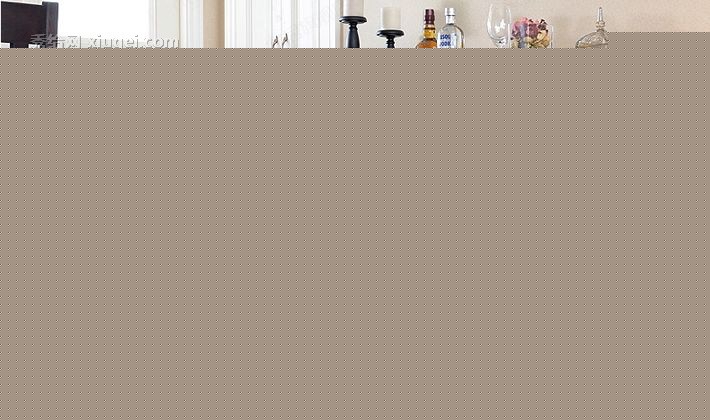 简约艺术多功能实木柜， Fengze黑色橡木餐边柜，型号: FZ-CS221P