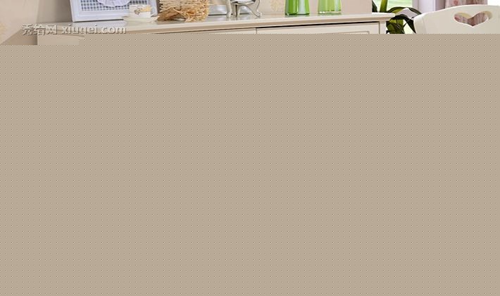 拉菲曼尼韩式餐边柜，环保板式储物柜，型号: HX003客厅落地柜