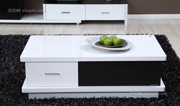 全友家居钢化玻璃茶几，现代简约茶几，客厅环保茶几120312-7JT