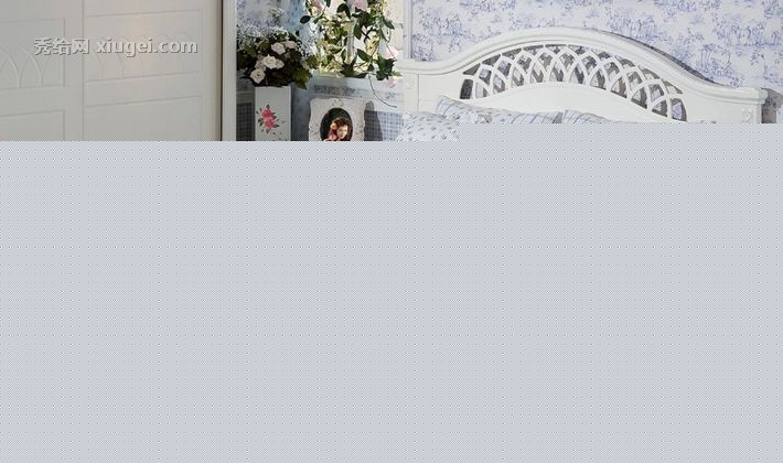 香阁妮娜英式田园床,1.8米天使白环保储物双人床,雕花描金