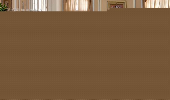 雅云卡丹1.8*2.0米皮艺双人床，实木雕花公主床，型号: FFA319