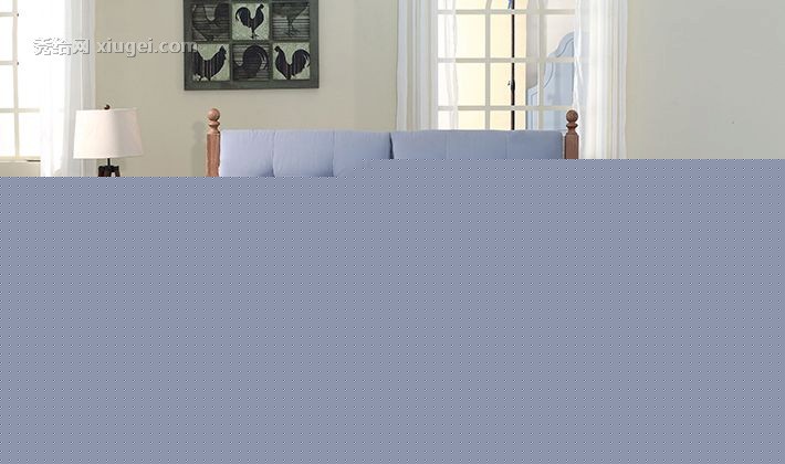 拉阔乡村地中海风格床，1.8米双人榆木高箱储物床，dc03环保简约实木床