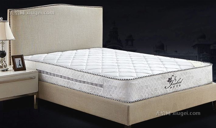 Isabel/伊莎贝尔牌0甲醛席梦思床垫，100001型精钢拉斯提斯弹簧床垫