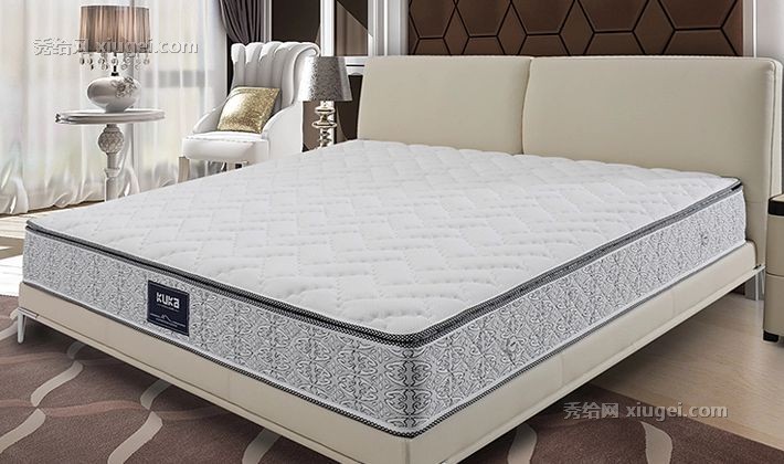 KUKa/顾家家居型号D007双人床垫，纯天然乳胶床垫，高档环保透气