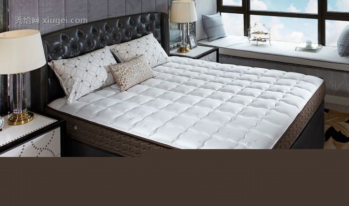 雅兰一米八护脊床垫，进口助眠面料席梦思，超静音乳胶床垫yl---Intensleep