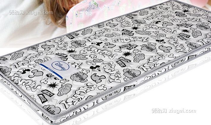 环保儿童床垫，零甲醛棕榈床垫，迪士尼主题一米二床垫LX120322