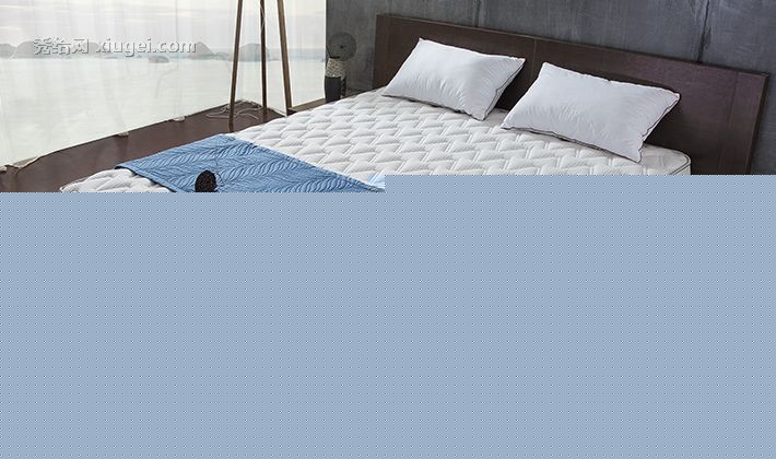 珀兰安全护脊大床床垫，1.8米席梦思床上用品，静音防干扰床垫