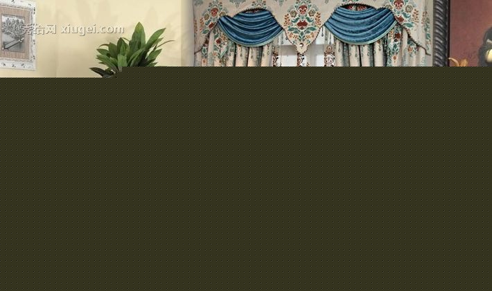 欧式奢华半透光纱帘，梅地亚高档定制装饰用窗帘纱，高档雪纱精致刺绣