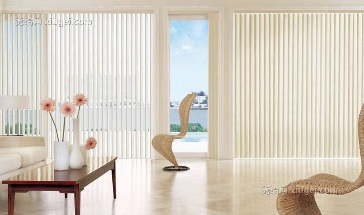 致尚垂直百叶窗帘，转棒式遮光帘，现代简约PVC隔断帘BYL90