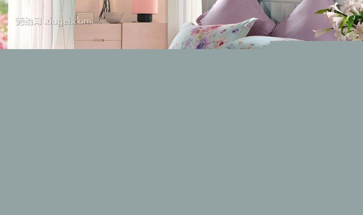 水星家纺全天丝四件套，缎纹印花套件，植物花卉图案四件套货号: 501631