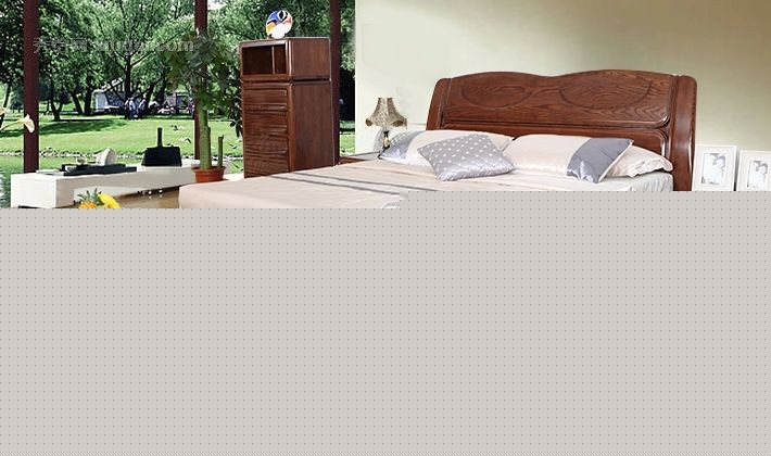 新古典全实木床尾凳，光明家具真皮床尾凳，高贵808-1311-75床前凳