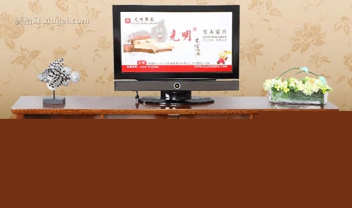 光明家具水曲柳电视柜，实木新古典内嵌拉手电视柜，型号11852-200