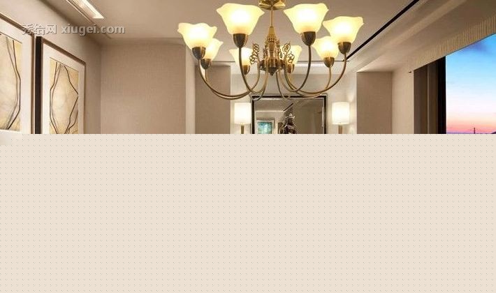 飞利浦品牌合金玉兰吊灯，欧式镀铬工艺吊灯，品牌保证，质量可靠，营造温馨的空间