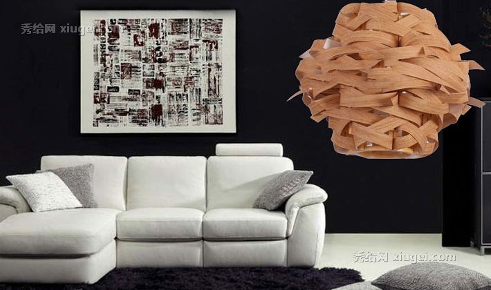 比月2362阳台过道吊灯，意大利风格11W鸟巢装饰灯，E27接口光源灯饰