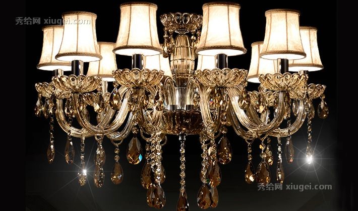 摩灯会客厅水晶吊灯，欧式家居时尚装饰灯饰， S-8M8004led节能灯