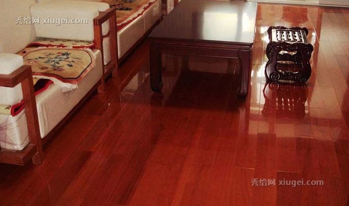 环保陶釉防水实木地板，康辉进口檀木室内地板，坚韧耐磨