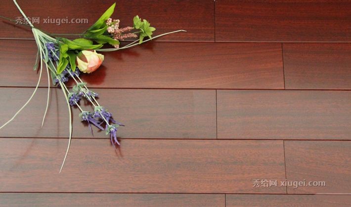 莫干山圆盘豆纯实木地板，防水耐磨室内木地板，非洲原产木材打造