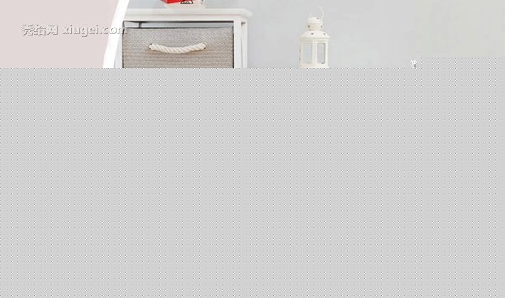 家逸儿童实木床头柜，多储存抽屉床边柜，RF-256型号欧式迷你设计