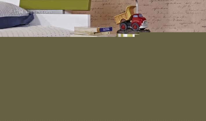 田园时尚环保板式儿童床头柜，Q5-NO9030系列七彩人生儿童收纳柜