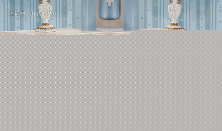 豪享家园实木组装儿童床头柜，静音环保茉莉白二斗柜，型号: 8813